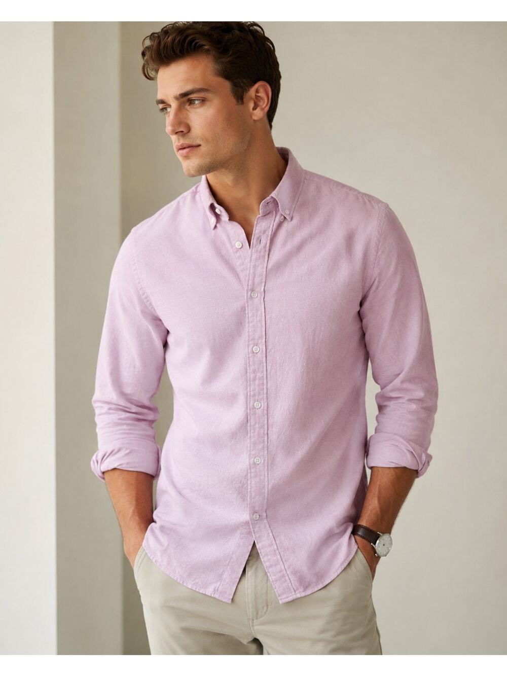 Banana Republic Men's Long Sleeve Button-Down Shirt